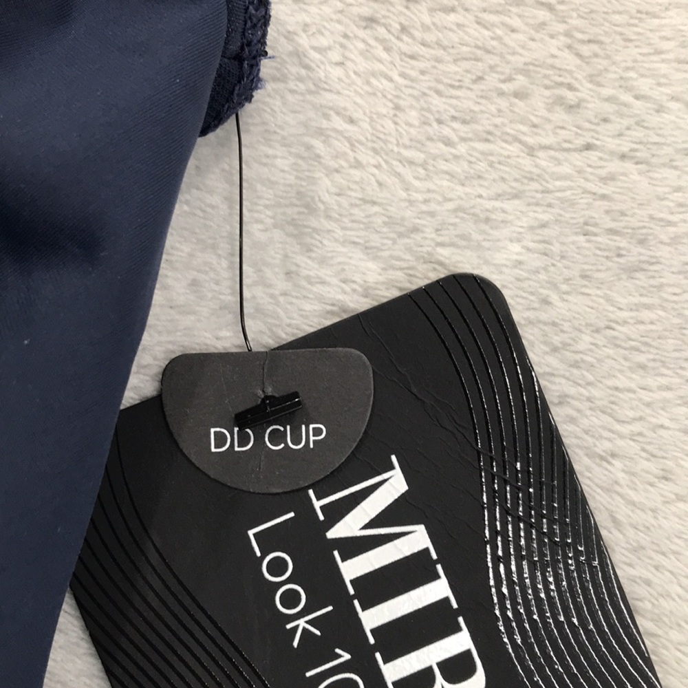 Miraclesuit Illusionist Palma Deep V One Piece Navy Blue 14DD New - Picture 3 of 11